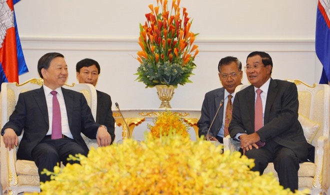Việt Nam và Campuchia nhất trí tăng cường hợp tác trong lĩnh vực an ninh - ảnh 2